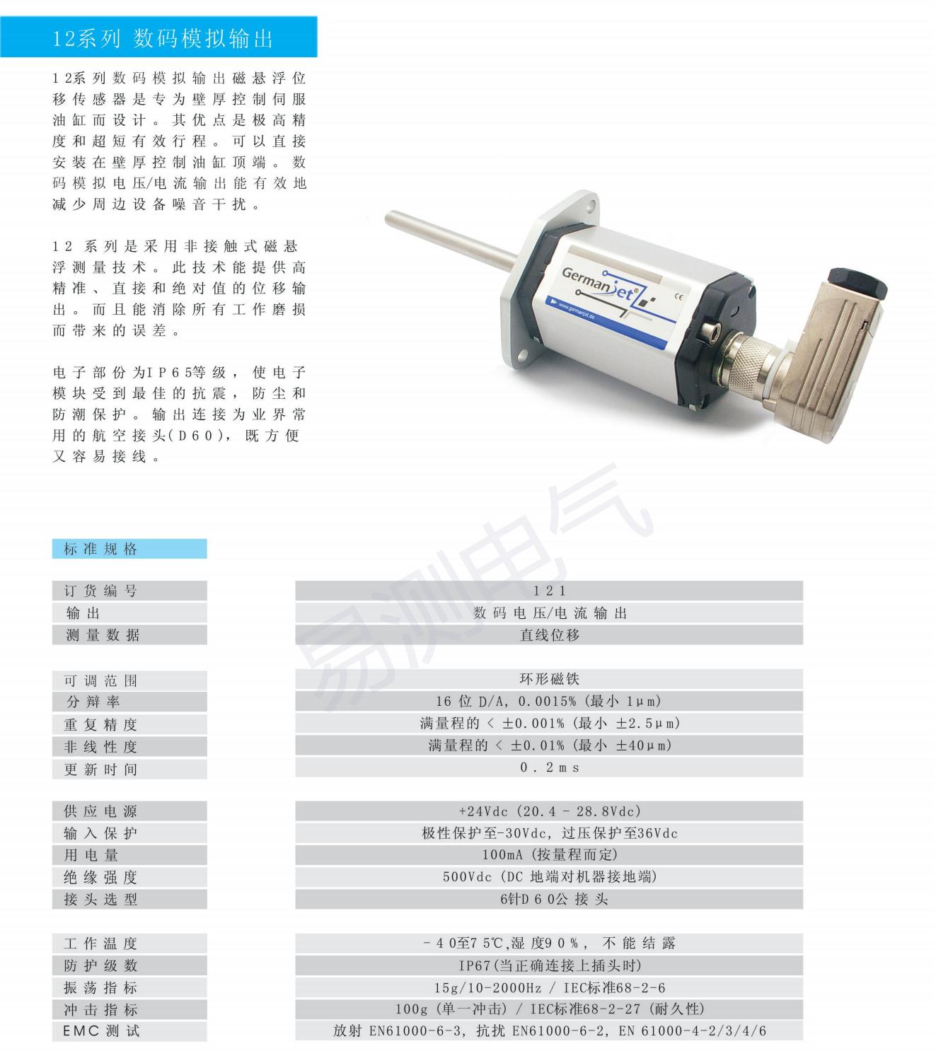 12series外置式杆型磁致伸缩位移传感器3