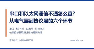 串口和以太网通信不通怎么查?从电气层到协议层的六个环节
