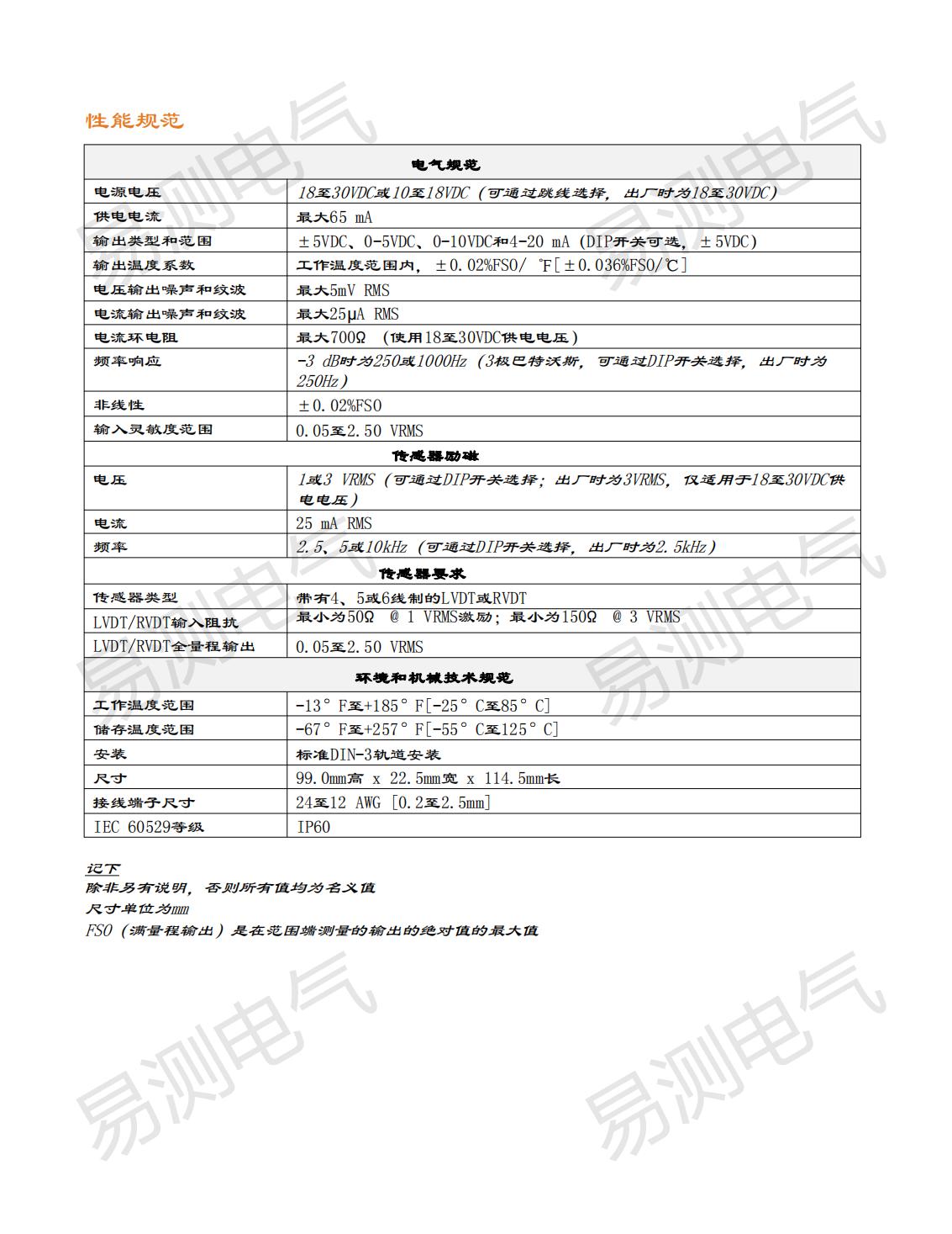 LDM-1000 信号调节模块