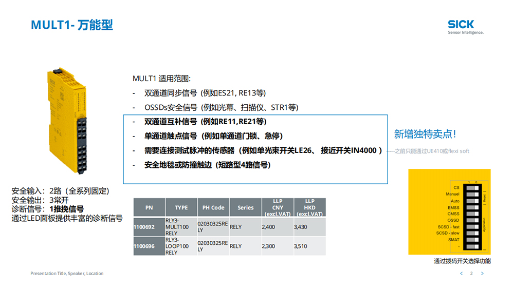 德国SICK西克安全继电器